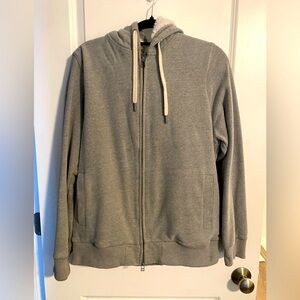 Mens Goodfellow zip up fleece lined Hoodie
